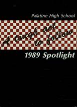 Palatine High School 1989 yearbook cover photo