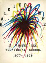 D. Russell Lee Vocational School 1978 yearbook cover photo