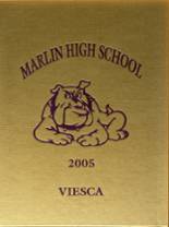 Marlin High School 2005 yearbook cover photo