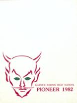 Warner Robins High School 1982 yearbook cover photo