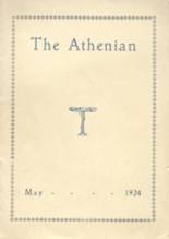 Athens Area High School 1924 yearbook cover photo