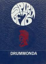 Drummond High School 1976 yearbook cover photo