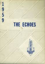 East High School 1959 yearbook cover photo