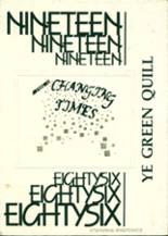 Herkimer High School 1986 yearbook cover photo