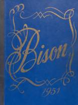 Milnor High School 1951 yearbook cover photo