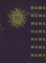 Wenatchee High School 1970 yearbook cover photo