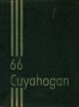 Cuyahoga Falls High School 1966 yearbook cover photo