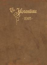 Florence High School 1918 yearbook cover photo