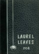 Laurel School 1958 yearbook cover photo