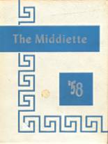 1958 Middlebury High School Yearbook from Middlebury, Indiana cover image