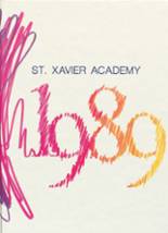St. Xavier Academy 1989 yearbook cover photo
