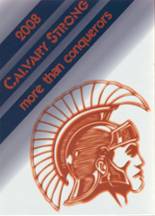 Calvary Christian Academy 2008 yearbook cover photo