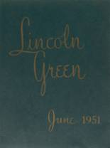 Lincoln School 1951 yearbook cover photo