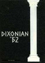 Dixon High School 1962 yearbook cover photo