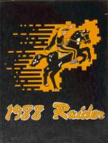 Rider High School 1988 yearbook cover photo
