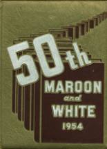 Central High School 1954 yearbook cover photo