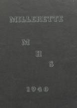 Millersburg High School 1940 yearbook cover photo