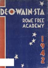 Rome Free Academy 1942 yearbook cover photo