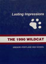 Gregory-Portland High School 1990 yearbook cover photo