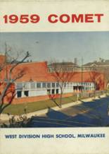West Division High School 1959 yearbook cover photo