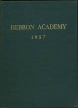 Hebron Academy 1957 yearbook cover photo