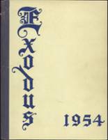 1954 New London High School Yearbook from New london, New Hampshire cover image