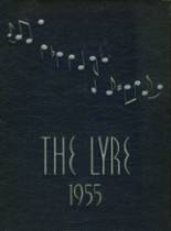 1955 Lawrence High School Yearbook from Fairfield, Maine cover image