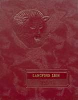 Langford High School 1957 yearbook cover photo