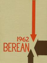 Berea High School 1962 yearbook cover photo