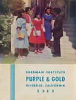 Sherman Institute 1961 yearbook cover photo