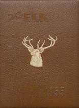 Elk City High School 1955 yearbook cover photo