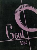 Gnadenhutten High School 1957 yearbook cover photo