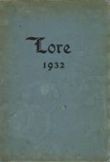 Lewistown High School 1932 yearbook cover photo
