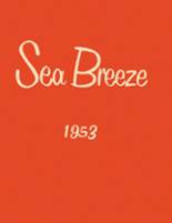 Seaside High School 1953 yearbook cover photo