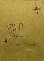 Coleman High School 1959 yearbook cover photo