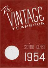 Hammondsport High School 1954 yearbook cover photo