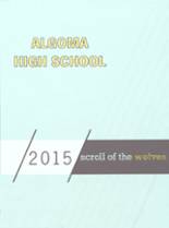 Algoma High School 2015 yearbook cover photo