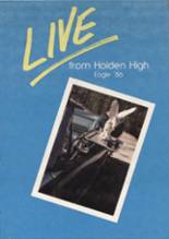 Holden High School 1986 yearbook cover photo