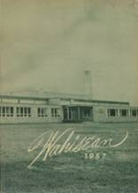 Warren-Alvarado-Oslo High School 1957 yearbook cover photo