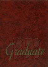 Greenville High School 1958 yearbook cover photo