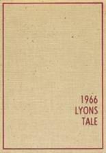 Lyons High School 1966 yearbook cover photo