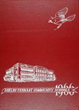 Shelby-Tennant Community High School 1966 yearbook cover photo