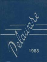 Delaware Valley High School 1988 yearbook cover photo
