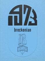 Breckenridge High School 1973 yearbook cover photo
