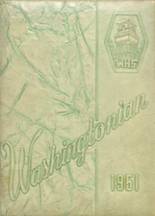 Washington High School 1951 yearbook cover photo