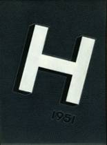 Hillsdale High School 1951 yearbook cover photo