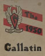 Gallatin County High School 1950 yearbook cover photo