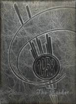 Dunkerton Community High School 1958 yearbook cover photo