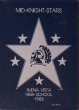 Buena Vista High School 1986 yearbook cover photo
