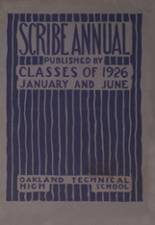 Oakland Technical High School 1926 yearbook cover photo